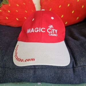 Magic City Red And White Baseball hat